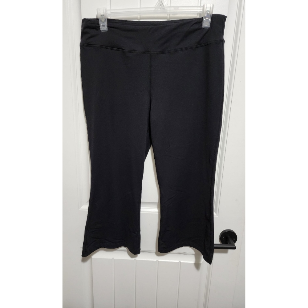 Yogipace black XXL crop flare boot leggings womens